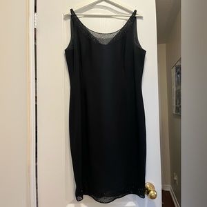 Simon Chang Black Sparkle Dress